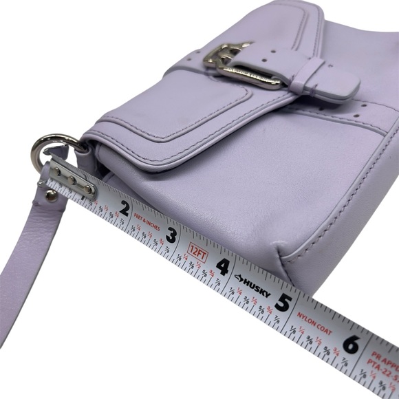 NWOT Cole Haan Lavender Wristlet with Mini Wallet Silver Buckle Accent Adorable! - Picture 15 of 16